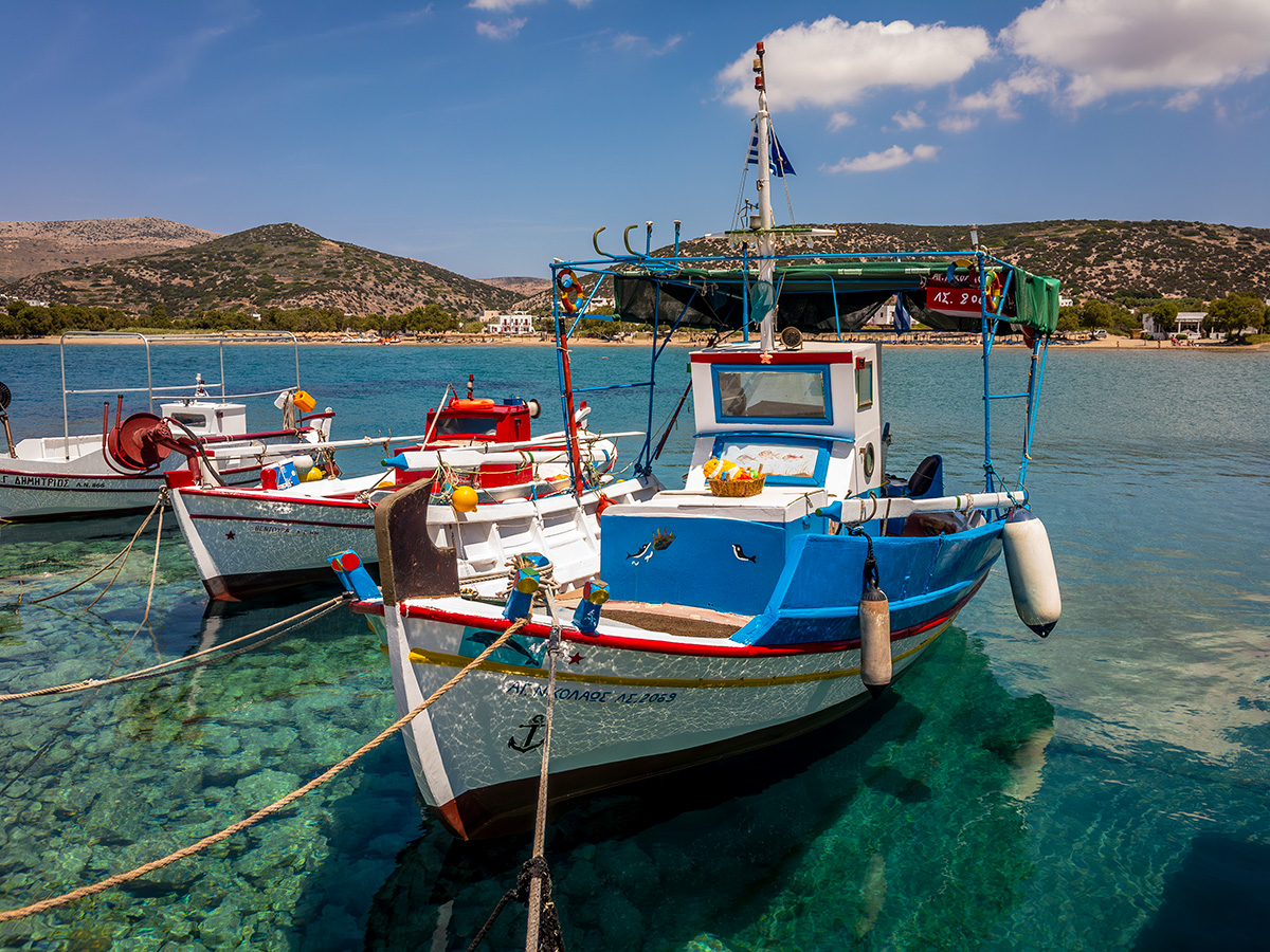 Syros Galissas Beach, Cyclades Island, Greece