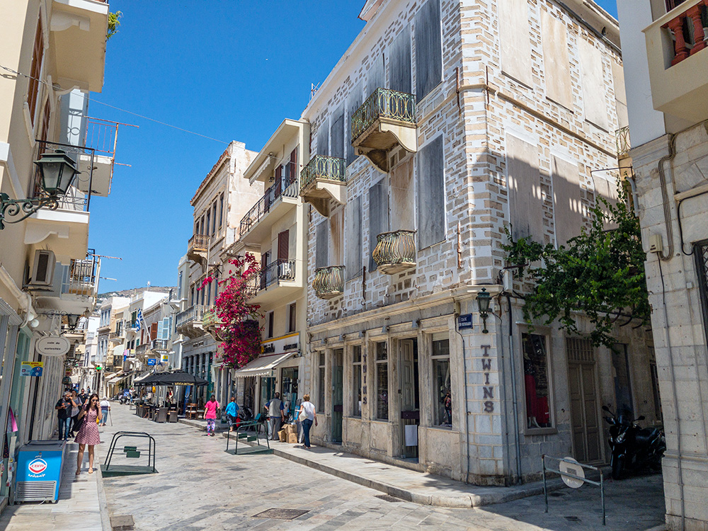 Hermoupolis Capital of Syros, Cyclades Island, Greece