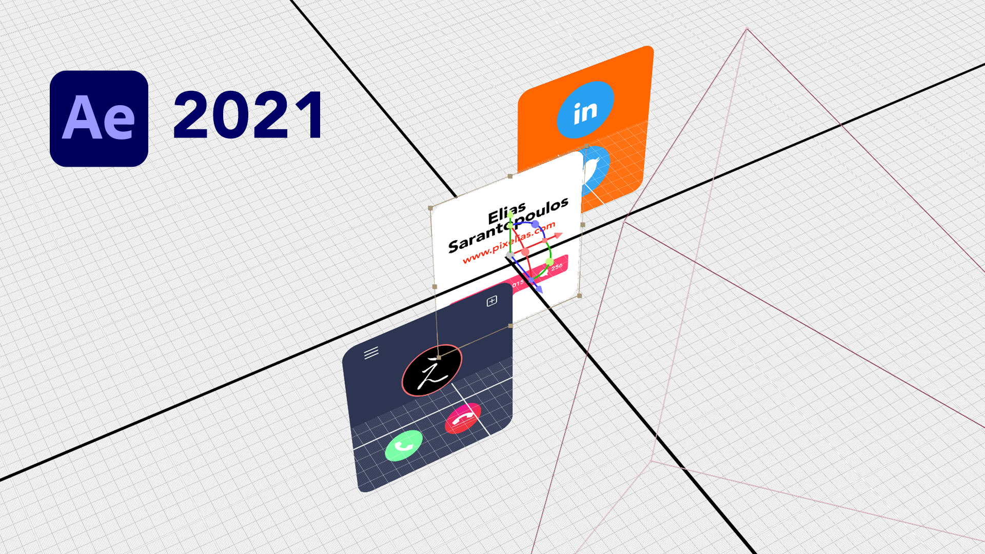 After Effects Camera Tool & 3D Gizmos